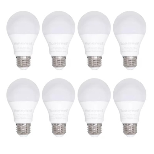 60 Watt (60 Watt Equivalent), A20 LED, Non-Dimmable Light Bulb, Warm White (2700K) E26 Pack of 8