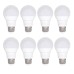 60 Watt (60 Watt Equivalent), A20 LED, Non-Dimmable Light Bulb, Warm White (2700K) E26 Pack of 8