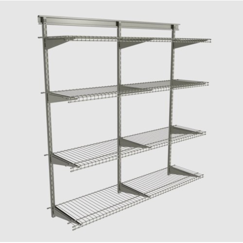 ShelfTrack 48" H x 48" W x 12" D Add-on Unit ClosetMaid