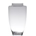 AllModern Gatlin Transparent Glass Table Vase 12" H x 7" W x 7" D