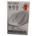 BYTECH 2.4GHZ Wireless Mouse, Plug and Play for PC and MAC (White)