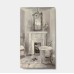 Designart 'French Bathroom Vintage I' Painting Print on Canvas