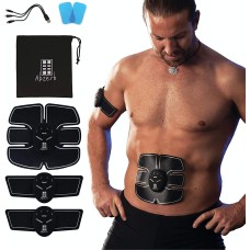ABZERK Abs Stimulator USB Rechargeable Abs Workout Equipment for Women-Men-Home Workout Ab Body Simulator for Belly-Arms-Thighs-Hips-Chest Your Professional Trainer