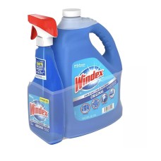 Windex Complete Glass & Multi Surface-Cleaner, 32 Oz Spray Bottle + 128 Fl Oz Refill