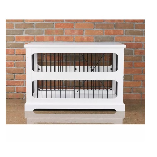 Zoovilla Slide Aside Crate And End Table - WHITE
