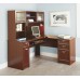 Realspace Magellan 59"W L-Shape Corner Desk, Classic Cherry