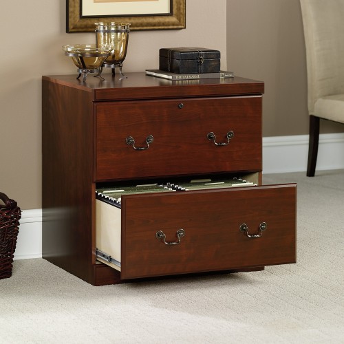 Sauder Heritage Hill 30”W Lateral 2-Drawer File Cabinet, Classic Cherry