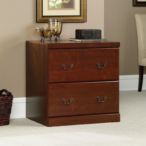 Sauder Heritage Hill 30”W Lateral 2-Drawer File Cabinet, Classic Cherry