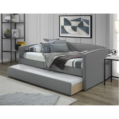 Wagnon Twin Daybed with Trundle by Red Barrel Studio (Gray)