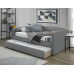 Wagnon Twin Daybed with Trundle by Red Barrel Studio (Gray)