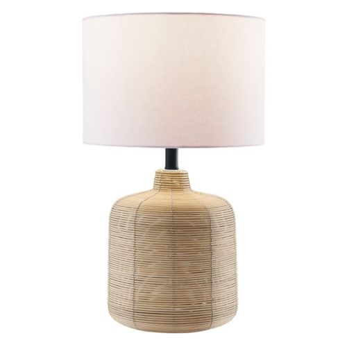 Mathew Table Lamp by Mistana (Natural Rattan)