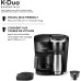  Keurig K-Duo Essentials Coffee Maker, with Single Serve K-Cup Pod and 12 Cup Carafe Brewer, Black