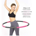 HEALTHYMODELLIFE Exercise Fitness Hoop for Adults - Easy to Spin, Premium Quality and Soft Padding Weighted Hoop