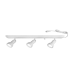 1.9 ft. 3-Light White Integrated LED Plug-in Track Lighting Kit Fixture