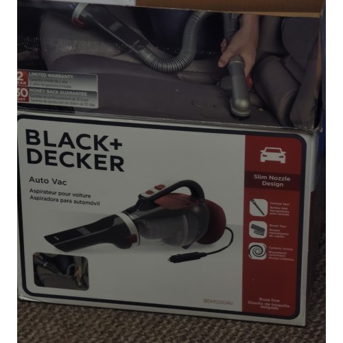 Black + Decker 5 Piece 12V Automotive Dust Buster Vacuum Set