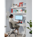 Realspace® Keri 48"W Writing Desk, White Finish 