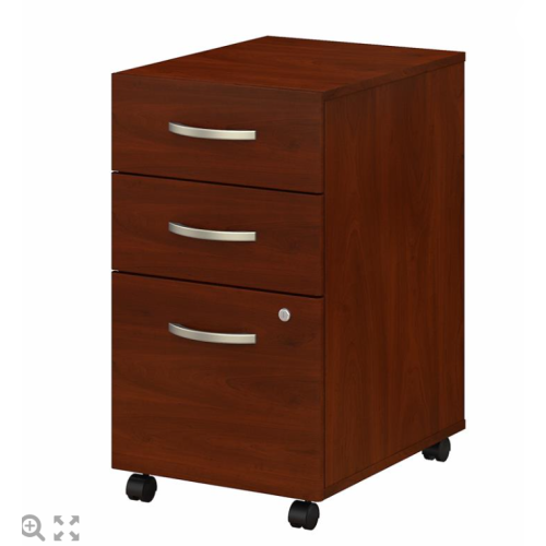 Bush Business Furniture Studio C 16W 3 Drawer Mobile Assembled Pedestal