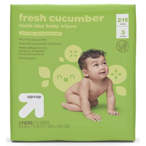 Fresh Cucumber Baby Wipes- up & up™ (12 Pack)