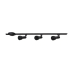 Hampton Bay 3-Light 44 in. Black R30/PAR30 Large-Step Linear Track Lighting Head Kit