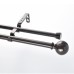 Ball Curtain Rod 66-120 in. Extendable 