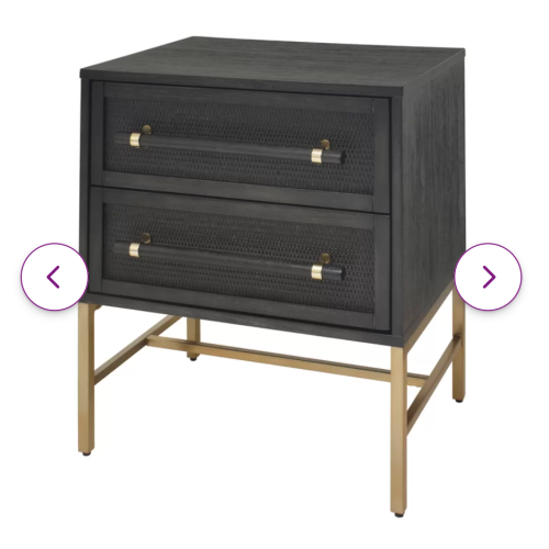 Sophia 25'' Tall 2 - Drawer Nightstand