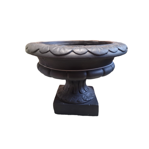 Decorative Fiber Clay Urn Planter (2 of them)