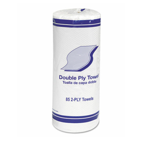 Paper Towels, White, 2-Ply, 85/Roll, 8 Rolls/Carton | Gen