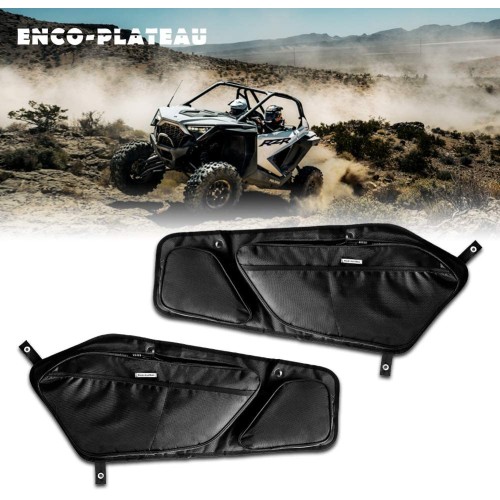 RZR PRO XP Door Bags, ENCO-PLATEAU Side Door Storage Bags with Removable Knee Protection, Compatible with 2020 2021 Polaris RZR PRO XP （Not fit Polaris RZR Trail）