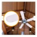 Modern White Replacement Indoor/Outdoor Ceiling Fan Blades (5-Pack) for 52 in. Ceiling Fans