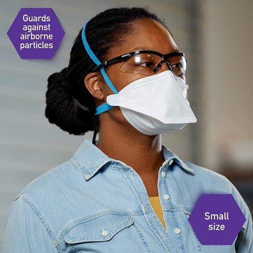 Kimberly-Clark Professional N95 Bag Respirator (54066), NIOSH Approved, Made in the USA, Medium Size, 50 Respirators/Bag