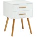 (2-Pack) Oslo 2 Drawer End Table, White