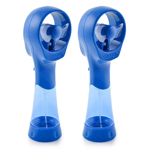 O2COOL® 2-Pack Elite Handheld Misting Fan in Blue