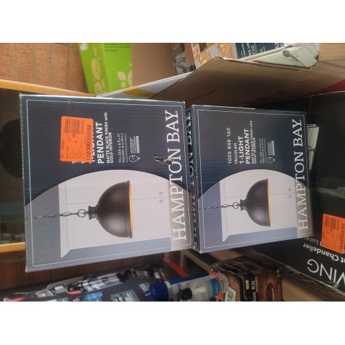 Hampton Bay 2 Pendant Lights 