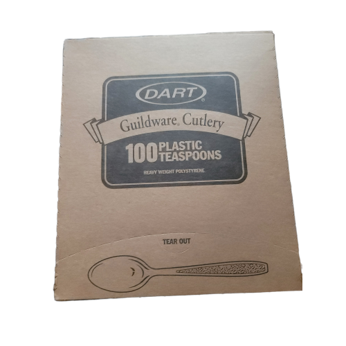 DART 100 Plastic Tea Spoons 