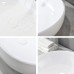 Oval Vessel Sink, VAPSINT 23"x16" White Ceramic Bathroom Vessel Sink Modern Oval Shape Above Counter Bathroom 