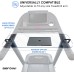 AEROW Treadmill Desk Attachment - Clear Treadmill Laptop Holder - Universal Fit 36" Treadmill Table & Exercise Workstation