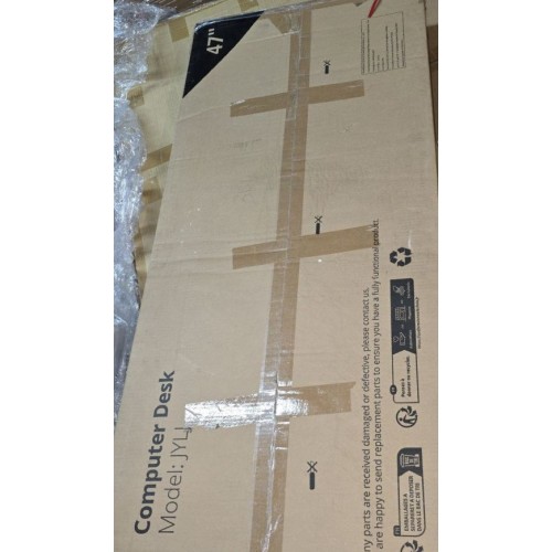 CubiCubi Computer Desk, 47 inch Home Office Desk, Modern Simple Style PC Table for Home, Office, Study, Writing, Vintage