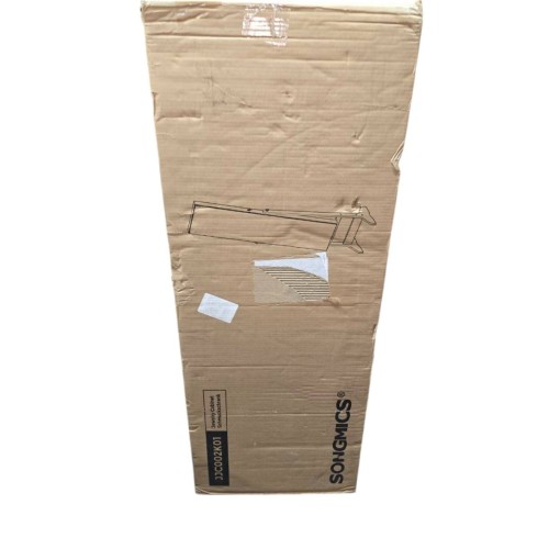 SONGMICS Jewelry Cabinet Armoire, Freestanding Lockable Storage Organizer Unit with 2 Plastic Cosmetic Storage, Full-Length Frameless Mirror, for Necklace Earring, Brown UJJC002K01 SONGMICS Jewelry Cabinet Armoire, Freestanding Lockable Storage Organizer Unit with 2 Plastic Cosmetic Storage, Full-Length Frameless Mirror, for Necklace Earring, Brown UJJC002K01