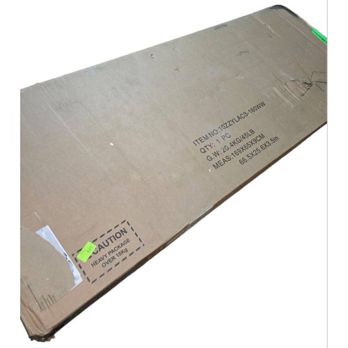 DlandHome 63 inches X-Large Computer Desk, Composite Wood Board School Desk, Decent and Steady Home Office Desk/Workstation/Table, BS1-160WW, White and White Legs, 1 Pack