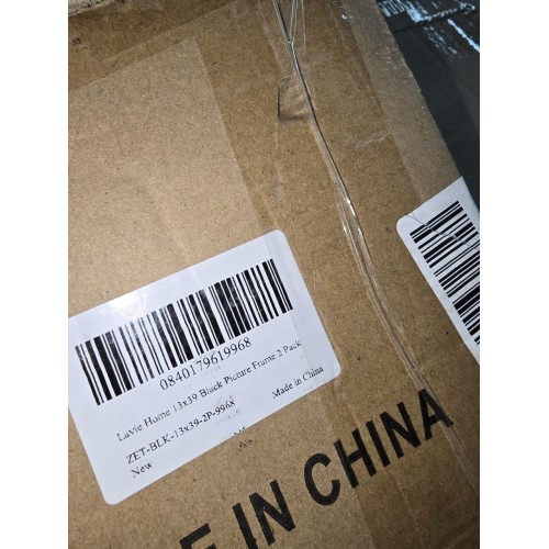 LaVie Home 13 x 39 Panoramic Frame 2 Packs Black, Display Pictures 13x39, Horizontal or Vertical Wall Gallery Poster Frames with High Definition Plexiglass Suitable for Family Photos, Christmas