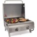 Cuisinart CGG-306 Chef's Style Portable Propane Tabletop 20,000, Professional Gas Grill, Two 10,000 BTU Burners, Stainless Steel