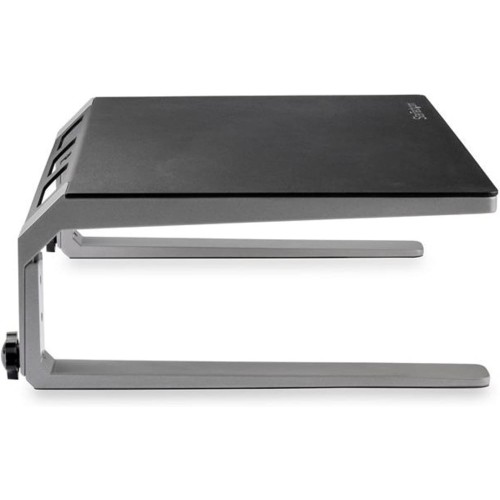 StarTech.com Monitor Riser Stand - for up to 32" Monitor - Height Adjustable - Computer Monitor Riser - Steel and Aluminum (MONSTND), Black