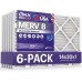 BNX TruFilter 14x20x1 Air Filter MERV 8 (6-Pack) - MADE IN USA – Dust & Pet Defense Electrostatic Pleated Air Conditioner HVAC AC Furnace Filters for Dust, Pet, Mold, Pollen MPR 600 – 700 & FPR 5