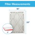 Filtrete 16x20x1 AC Furnace Air Filter, MERV 11, MPR 1000, Micro Allergen Defense, 3-Month Pleated 1-Inch Electrostatic Air Cleaning Filter, 2 Pack (Actual Size 15.719 x19.719x0.84 in)