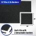 SUPERJARE 056“ Thick Exercise Equipment Mats, 48 Sq Ft EVA Foam Mats with Rubber Top - 9602L