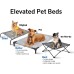 Coolaroo The Original Cooling Elevated Dog Bed, Indoor and Outdoor, Large, Nutmeg