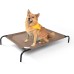 Coolaroo The Original Cooling Elevated Dog Bed, Indoor and Outdoor, Large, Nutmeg