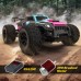 Powerextra RC Cars for Adults, 1:16 Scales High Speed 40+ KM/H Remote Control Truck, 4WD Hobby Electric Off Road Monster Trucks with LED Light, 2 Batteries, 50+ Mins Play Car Gift for Boys & Girls