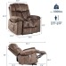 Power Lift Recliner Heated Massage Chair for Elderly, Electric Stand Up Remote Motorized Hideable Cup Holders Lounge Wide Ergonomic Fabric Senior Recliner for Home