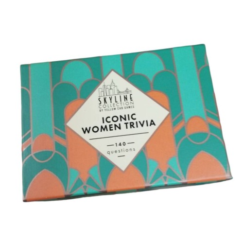 Skyline Collection Trivia - Iconic Women's Trivia, 140 Question Cards - Game Night Entertainment for Families and Friends, 2+ Players